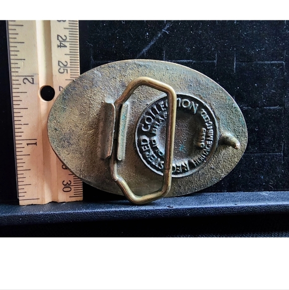 Vintage United States Of America  Heritage Belt Buckle Used Great Shape USA